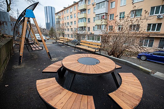 ТОС на Нерчинской во Владивостоке благоустроило двор на средства гранта