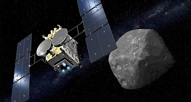 Зонд "Хаябуса-2" сбросил бомбу на астероид