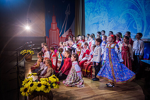 В «Лидере» прошел праздник-концерт «Посвящение в юные фольклористы»