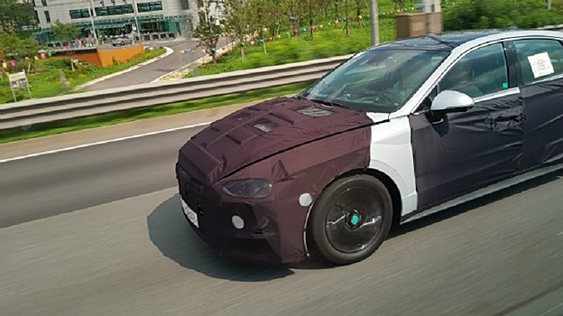 Снимки «Hyundai Sonata» нового поколения попали в Сеть