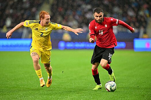 Сборная Грузии сыграла вничью с Украиной в матче Лиги наций