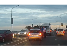 На Тургеневском мосту в Краснодаре сбили пешехода
