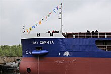 Сухогруз «Пола Харита» спустило на воду «Красное Сормово» в Нижнем Новгороде