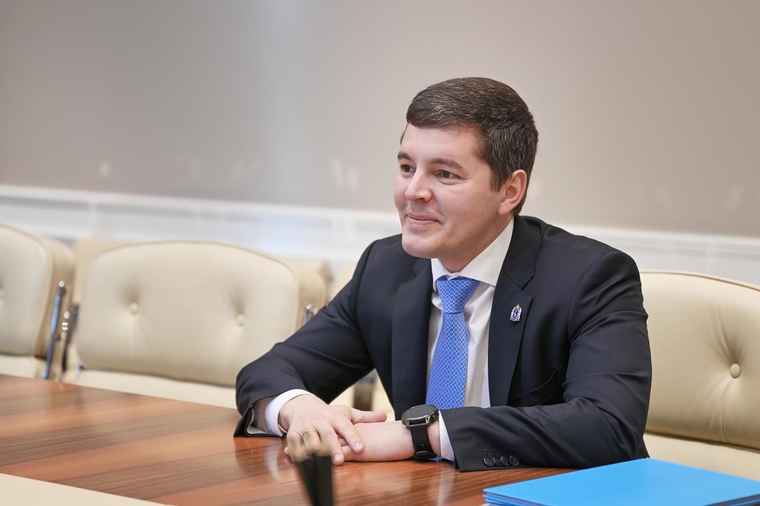 Губернатор ЯНАО Артюхов встретился с председателем правления «Газпром» Миллером