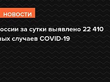 В России за сутки выявлено 22 410 новых случаев COVID-19