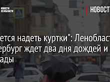 "Придется надеть куртки": Ленобласть и Петербург ждет два дня дождей и прохлады
