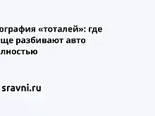 География «тоталей»: где чаще разбивают авто полностью