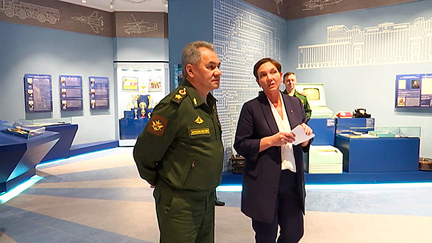 Шойгу принял участие в открытии музея Национального центра управления обороной РФ