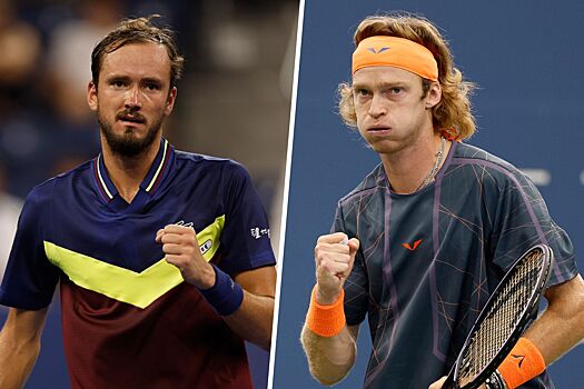 Даниил Медведев — Андрей Рублёв: во сколько начало 1/4 финала US Open, какие прогнозы