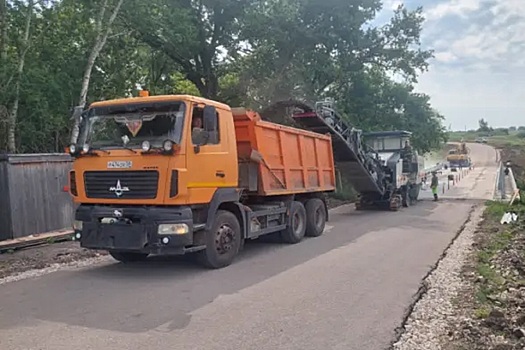 В Мордовии в Краснослободском районе ведется ремонт дороги