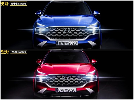 Обновленный Hyundai Santa Fe показали на новых рендерах