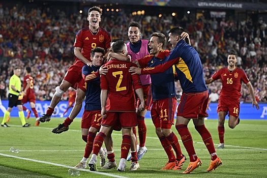 Сборная Испании выиграла Лигу наций, победив в финале Хорватию