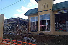 В сети появились снимки снесенного в Подмосковье «Макдоналдса»
