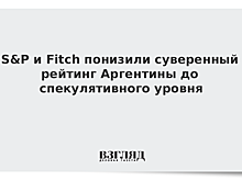 Международные рейтинговые агентства снизили кредитный рейтинг Аргентины