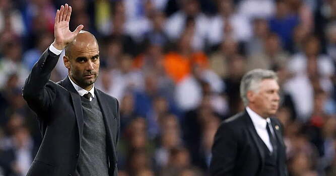 Гвардиола провел 63-й матч в плей-офф ЛЧ и побил рекорд Анчелотти