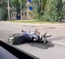 В Белогорске после жёсткого ДТП с мотоциклом в больницу отправили двух человек