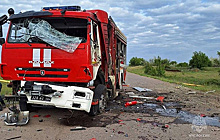 В Горловке из-за атаки беспилотника ВСУ пострадали четыре сотрудника МЧС