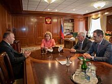 В Москве состоялась рабочая встреча председателя Совета Федерации и Главы Р