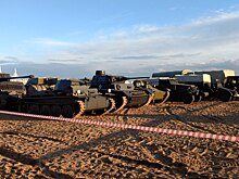 Появилось видео наезда танка на детей в Петербурге