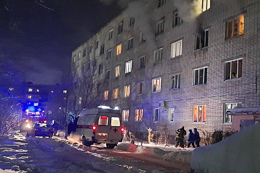 Мужчина выпрыгнул из окна горящей квартиры в Дзержинске