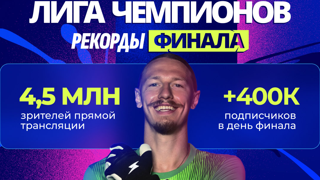 Финал Лиги чемпионов посмотрели более 4,5 млн человек на Okko