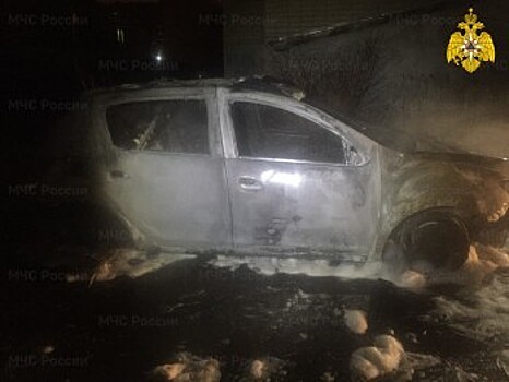 Ночью на улице Майской сгорел автомобиль