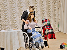 В пансионате для ветеранов труда с успехом прошел спектакль