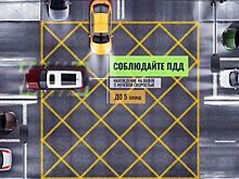 Штраф за остановку на «вафельной разметке»