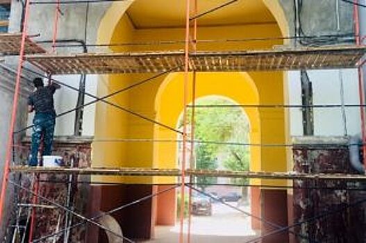 В Волгограде продолжают ремонтировать дома-памятники культурного наследия