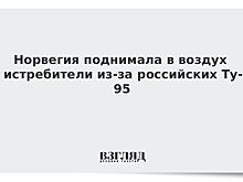 Норвегия поднимала в воздух истребители из-за Ту-95