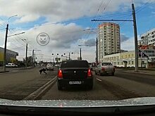 В Пензе нашли нарушителя, едва не сбившего пешехода в Терновке