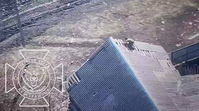 Момент водружения флага России в Николаевке попал на видео