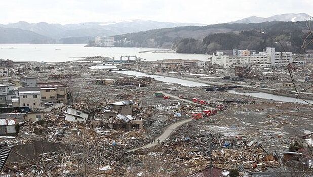 В Японии сообщили об обрушении домов в результате землетрясений