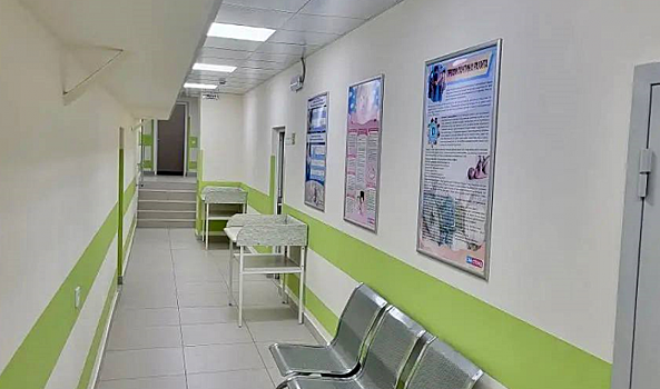 На юге Волгограда отремонтировали отделение детской поликлиники