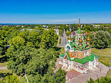 В Чапаевске привели в порядок сквер у храма Сергия Радонежского