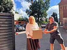 Волонтерскую помощь передали организации «Никто кроме нас» в Пушкино