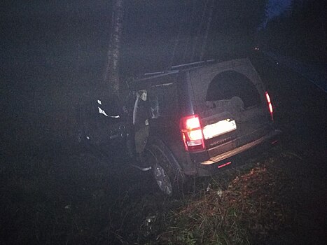 Под Агалатово внедорожник с мертвецки пьяным водителем попал в ДТП с машиной спецтехники