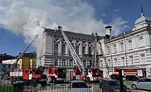 К тушению пожара в Алафузовском театре в Казани привлекли 85 человек и 24 единицы техники