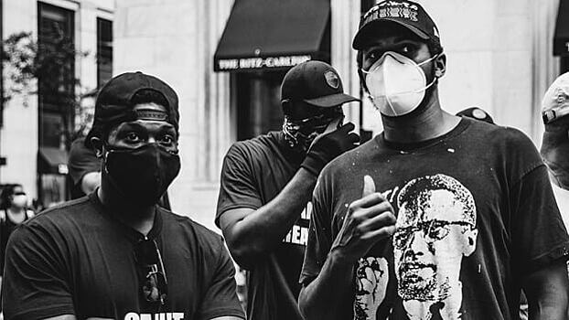 Кайл Лаури принял участие в акции протеста в Филадельфии