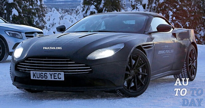 Aston Martin Volante DB11 проходит зимние тесты