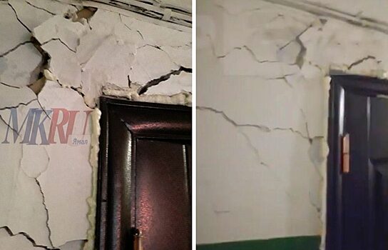 В Салехарде аварийный дом на Ямальской разрушается на глазах