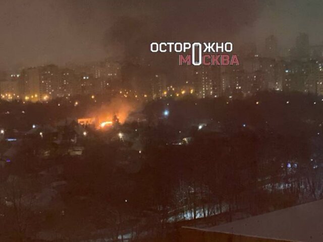 Пожар произошел в частном доме в Южном Бутове