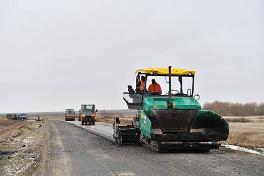 Начался ремонт трассы между Горным и Ершовом