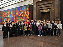 Воспитанники пяти детских учреждений Подмосковья посетили «Урок мужества» в Музее Победы