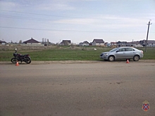 Подросток на мотоцикле пострадал в ДТП в Волгоградской области