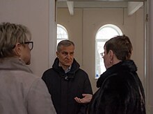 Александр Чепик проинспектировал ремонт Курского перинатального центра