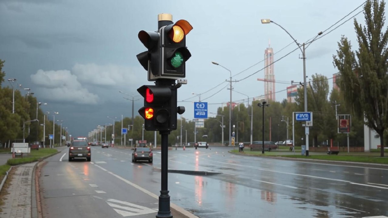 Мэрия Новосибирска: причины поломки городских светофором во время грозы