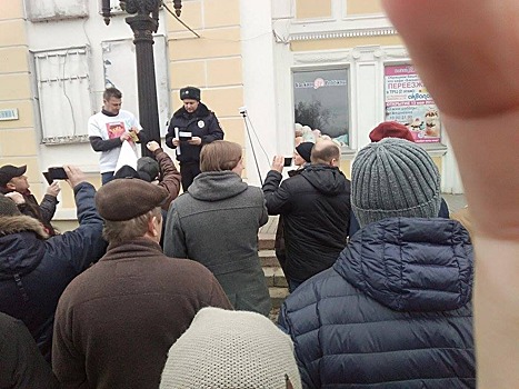 Полиция задержала организатора митинга против коррупции в Пскове