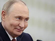 Портрет Путина из песка создали к его приезду в Индию