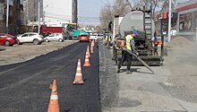 В Оренбурге на ул. Совхозной провели ямочный ремонт